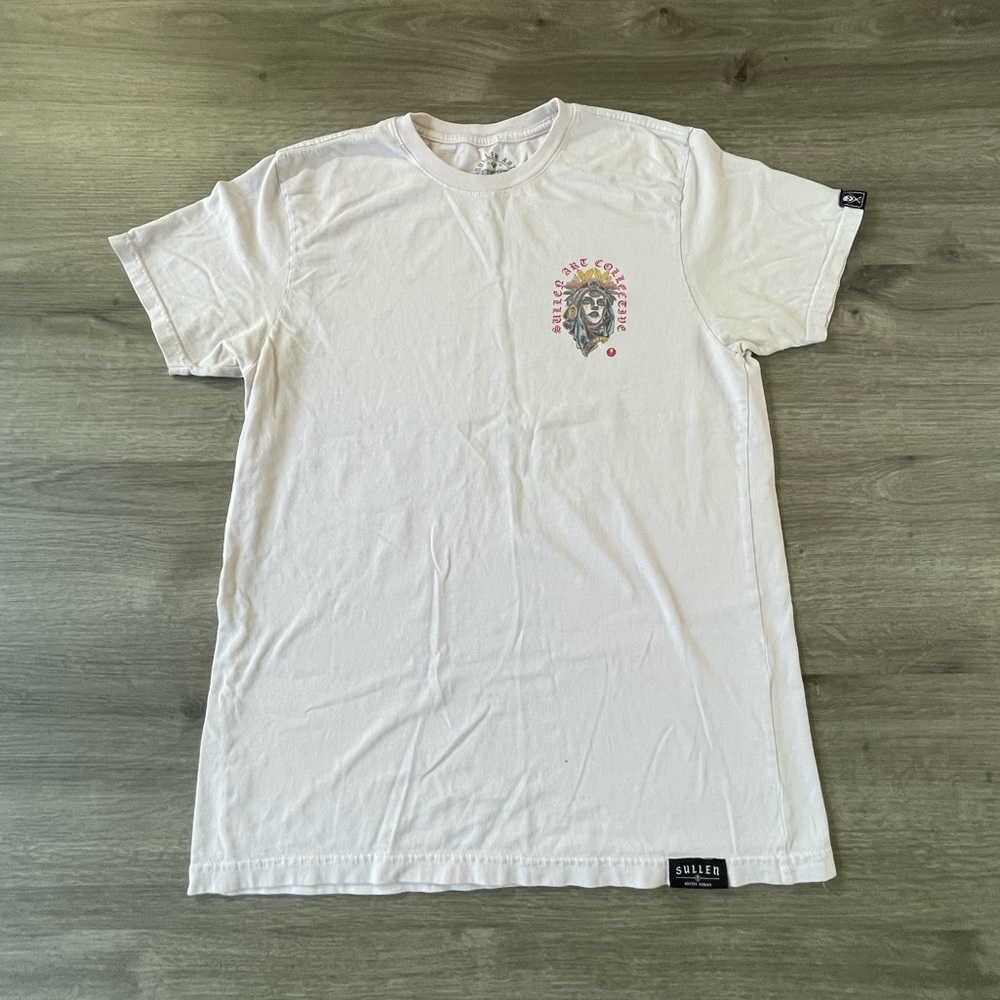 Sullen Art Collective Graphic Tee Size Medium Light Pink Big Graphic Size Medium
